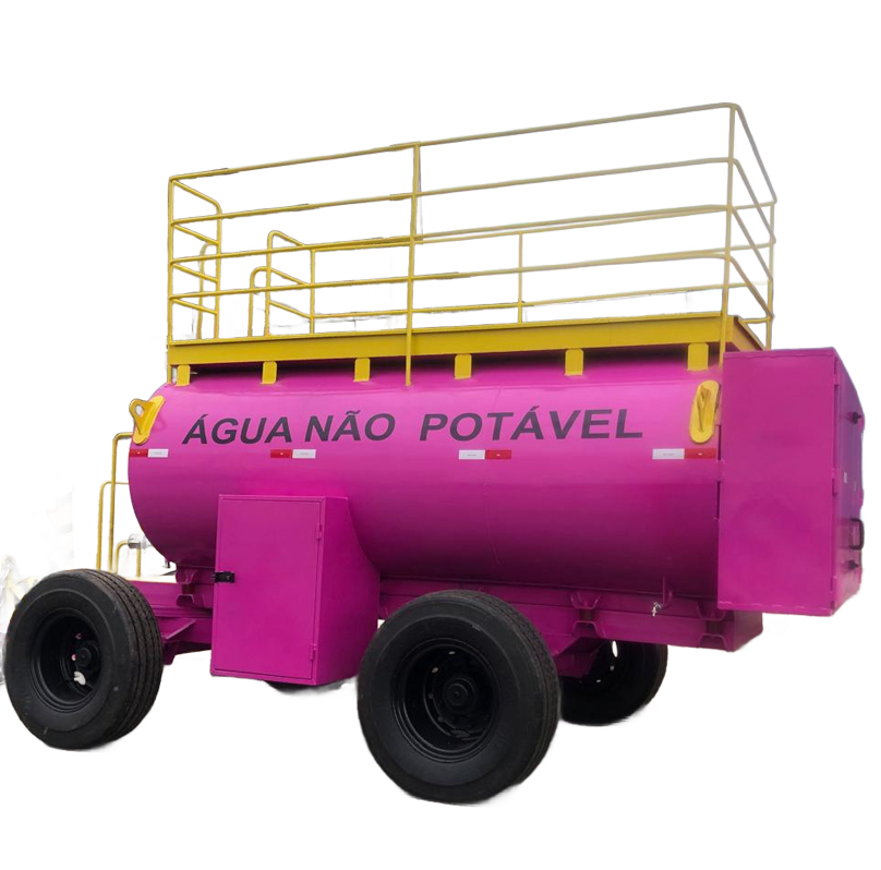 Tanque Estacionário em ação em uma máquina florestal